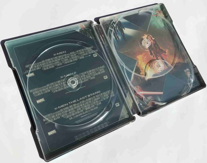 részlet X-Men trilogie (X-Men, X-Men 2, Poslední vzdor) - Blu-ray Steelbook