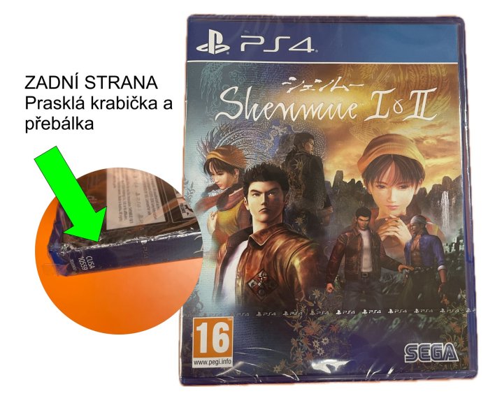részlet Shenmue I & II - PS4 (OUTLET - sleva obal)