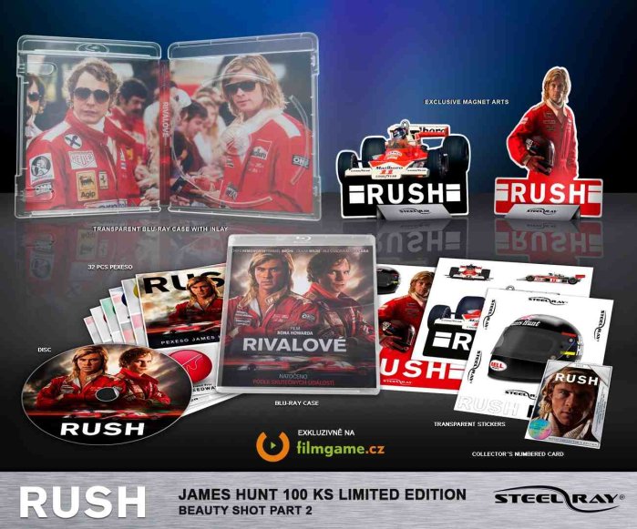 részlet Rivalové - Ultimátní sběratelská kolekce James Hunt - Blu-ray