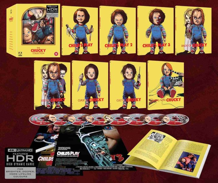 részlet Chucky Collection Limited Edition 4K UHD + Blu-ray (bez CZ)
