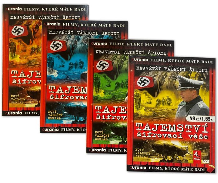részlet Tajemství šifrovací věže - kompletní série - 4DVD pošetky