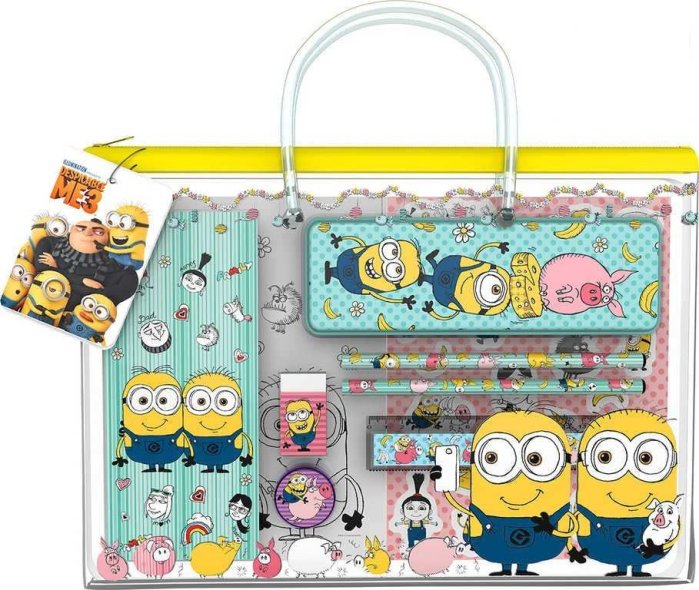 részlet Zábavná taštička s penálem - Mimoni