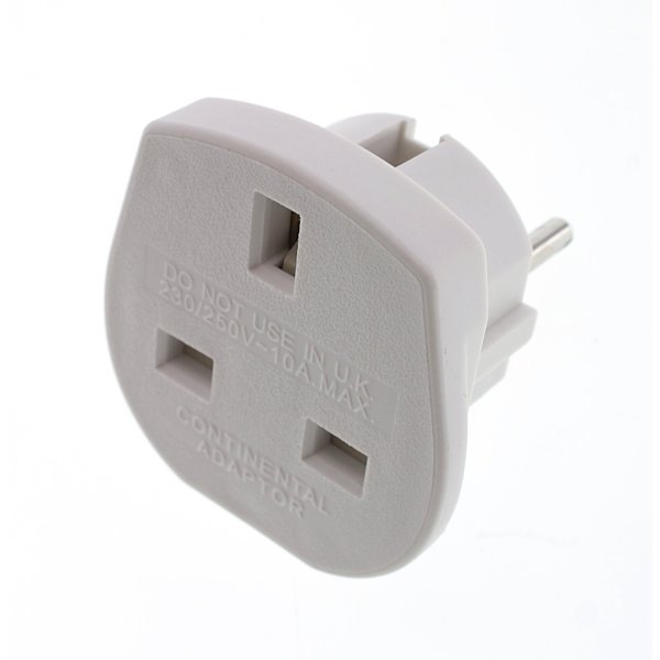 részlet Travel Adaptor U.K. to Continental Europe OEM