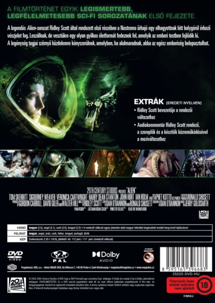 részlet Alien - A nyolcadik utas: a Halál - DVD