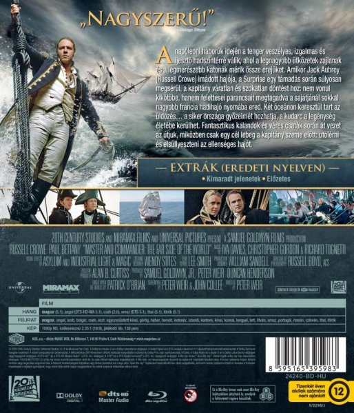 detail Kapitány és katona: A világ túlsó oldalán - Blu-ray
