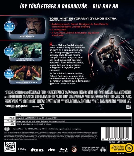 részlet Ragadozók - Blu-ray