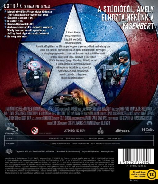 részlet Amerika Kapitány: Az első bosszúálló - Blu-ray (HU)