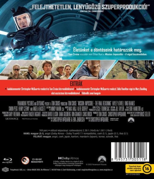 részlet Mission: Impossible A végső leszámolás - Blu-ray (HU)