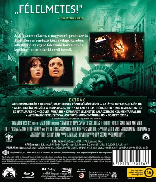 részlet Cloverfield  - Blu-ray