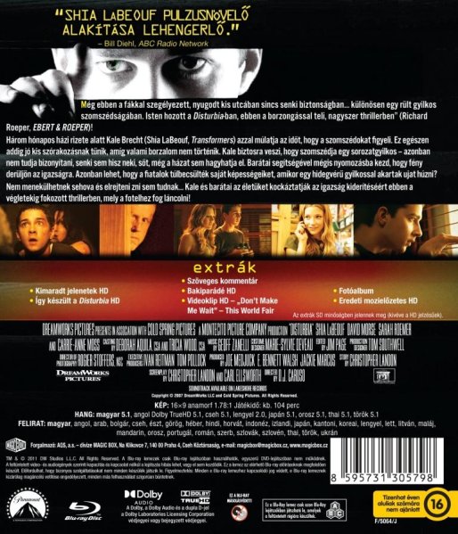 részlet Disturbia - Blu-ray