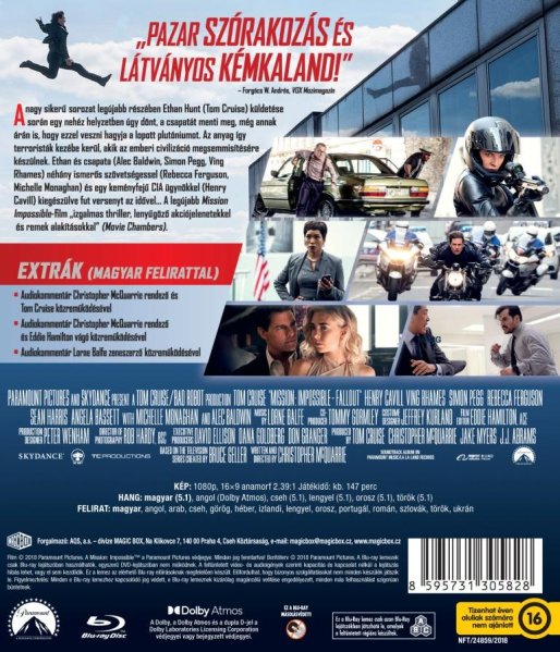 részlet Mission: Impossible - Utóhatás - Blu-ray