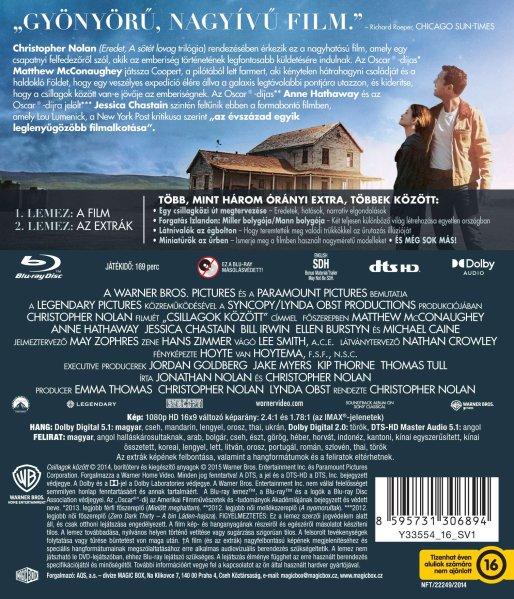 részlet Csillagok között - Blu-ray 2BD