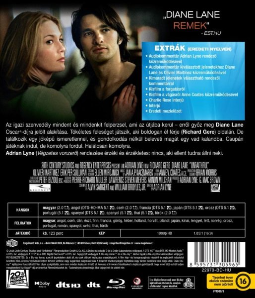 részlet A hűtlen - Blu-ray