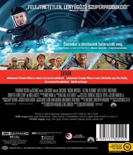 részlet Mission: Impossible A végső leszámolás - 4K Ultra HD Blu-ray