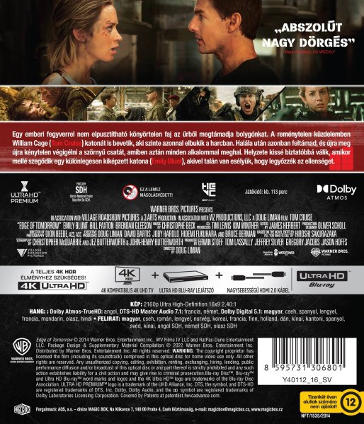 részlet A holnap határa - 4K Ultra HD Blu-ray