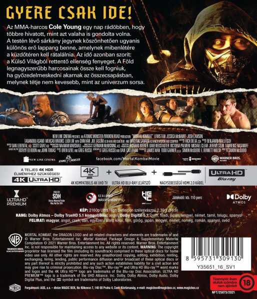 részlet Mortal Kombat (2021) - 4K UHD Blu-ray