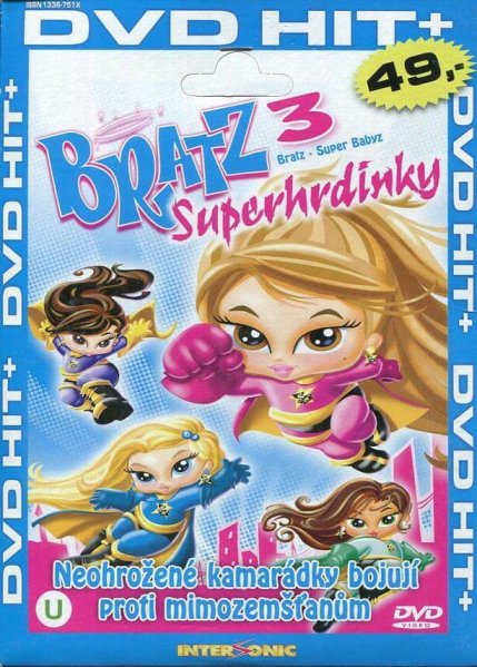 részlet Bratz 3: Superhrdinky - DVD pošetka