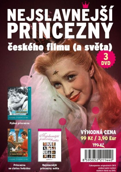 részlet Nejslavnější princezny českého filmu (a světa) - 3DVD pošetky