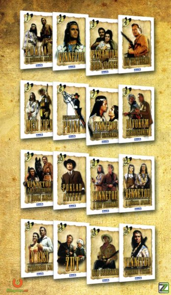 részlet Vinnetou - Kolekce - 16 DVD