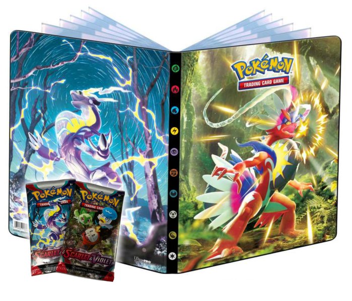 részlet Pokémon: A4 album 252 karet (Scarlet and Violet) + Pokémon 20 sb. karet