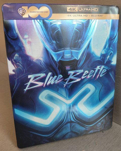 részlet Blue Beetle - 4K Ultra HD Blu-ray Steelbook (Armor) OUTLET
