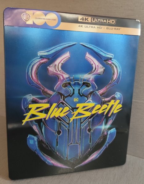 részlet Blue Beetle - 4K Ultra HD Blu-ray Steelbook (Scarab) OUTLET