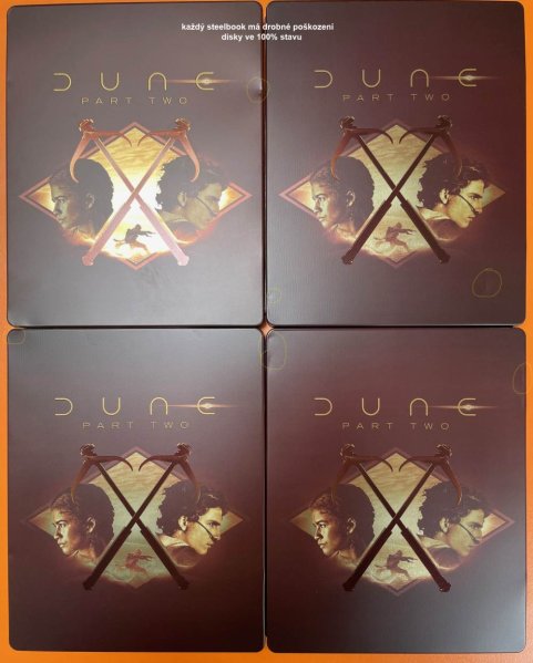 részlet Duna: Část druhá - 4K Ultra HD Blu-ray Steelbook motiv Characters - OUTLET