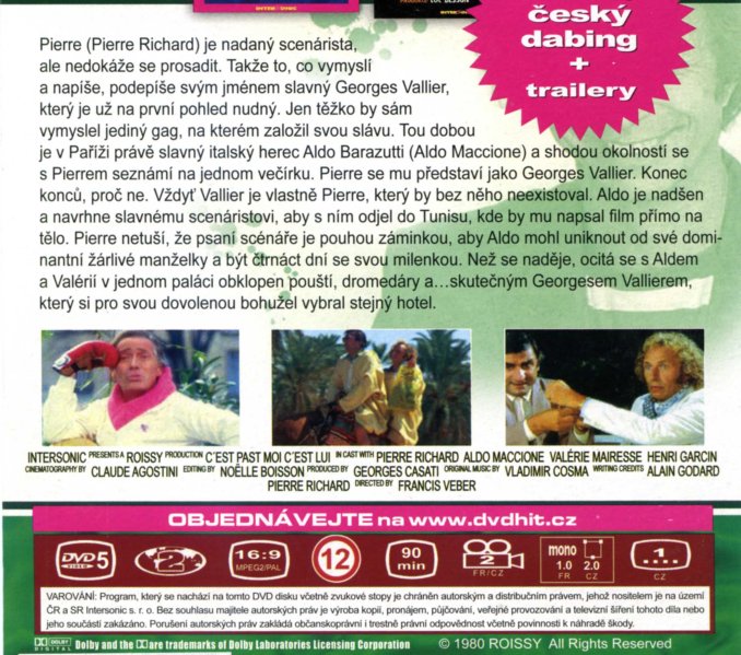részlet To nejsem já, to je on - DVD pošetka