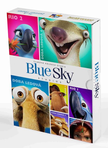 detail BlueSky kolekce (Rio 1+2, Doba ledová 1-4, Království lesních strážců) - 7 DVD