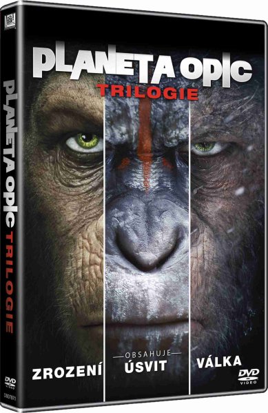 részlet A majmok bolygója - a trilógia 1-3 (Gyűjtemény) 3DVD