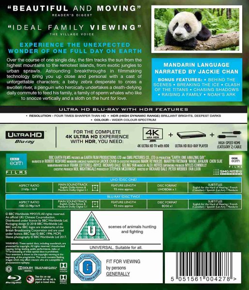 részlet Earth: One Amazing Day - 4K Ultra HD Blu-ray + Blu-ray