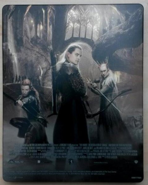 részlet A hobbit: Smaug pusztasága - Blu-ray 3D + 2D (4 BD) Steelbook