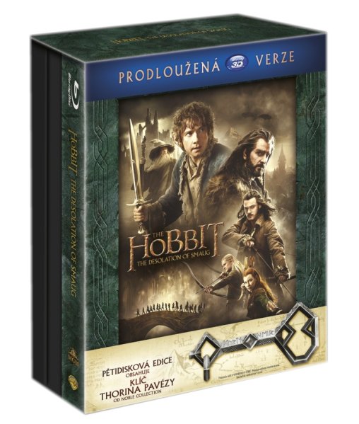 részlet Hobit: Šmakova dračí poušť (Prodloužená verze) klíč Ereboru - Blu-ray 3D + 2D