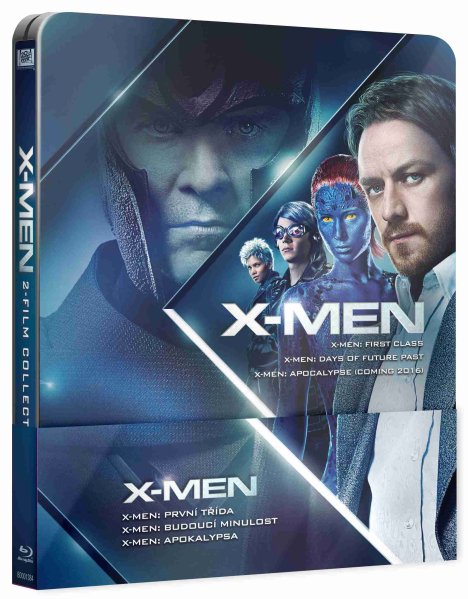 részlet X-Men Prequel (První třída, Budoucí minulost, Apokalypsa) - Blu-ray Steelbook