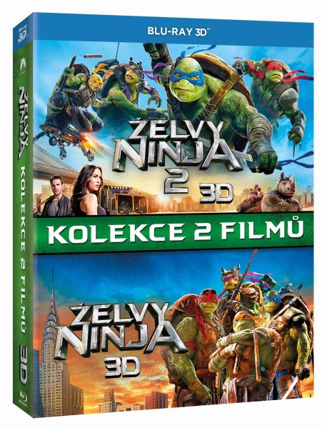 részlet Ninja Teknőcök (3D+2D) / Ninja Teknőcök 2 (3D) - Blu-ray 3D