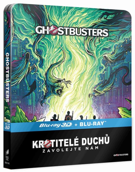 részlet Krotitelé duchů (2016, 2 BD) - Blu-ray 3D + 2D Steelbook