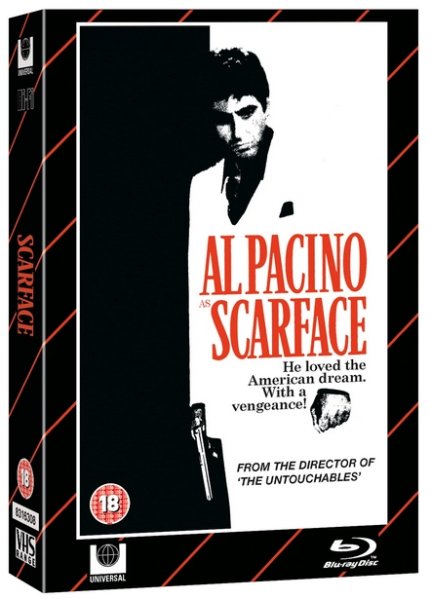 részlet Zjizvená tvář Limited Edition VHS Range - Blu-ray + DVD (bez CZ)