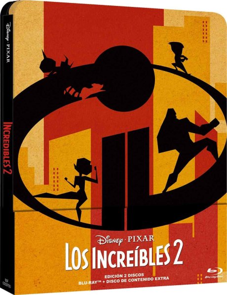 részlet A hihetetlen család 2. - Blu-ray Steelbook (magyar nélkül)