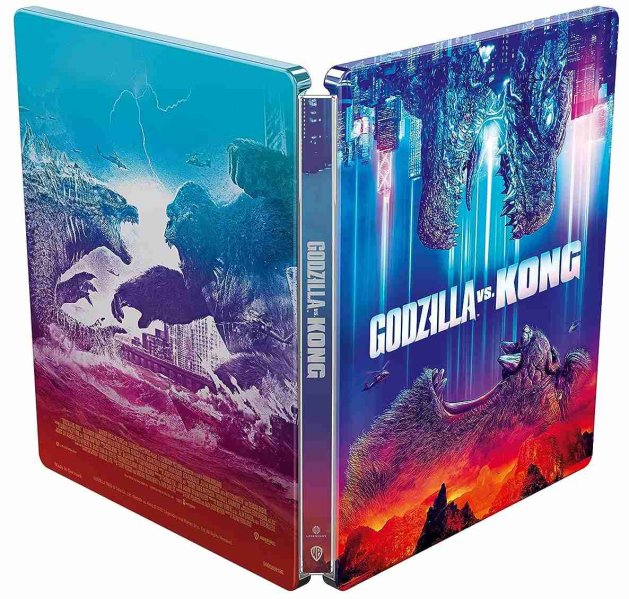 részlet Godzilla vs. Kong - Blu-ray (magyar nyelven) + 4K Ultra HD BD (magyar nélkül) Steelbook