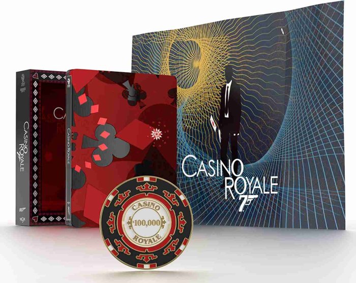 detail Casino Royale - 4K Ultra HD Blu-ray Steelbook Limit. edice
