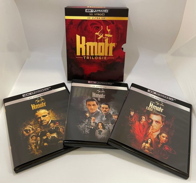 részlet A keresztapa 1-3 gyűjtemény (50. évfordulós kiadás) - 4K Ultra HD Blu-ray (3BD)