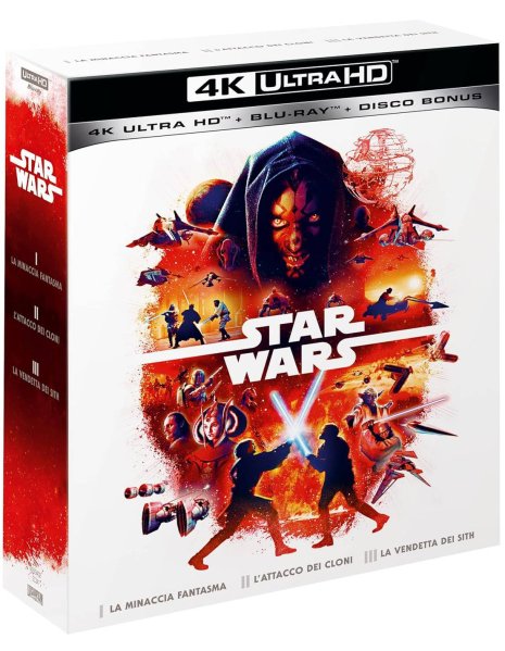 részlet Star Wars trilógia 1-3 epizód - 4K Ultra HD Blu-ray + Blu-ray 2BD