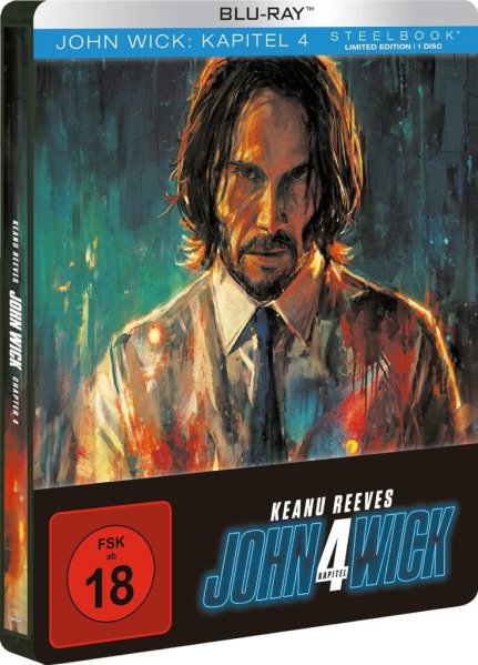 részlet John Wick: 4. felvonás - 4K Ultra HD + Blu-ray Steelbook (painted)