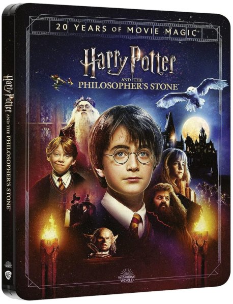 detail Harry Potter és a bölcsek köve (20. évforduló) - 4K Ultra HD Blu-ray Steelbook