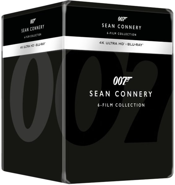 részlet James Bond: S. Connery (Kolekce 6 filmů) - 4K UHD (bez CZ) + BD (s CZ) Steelbook