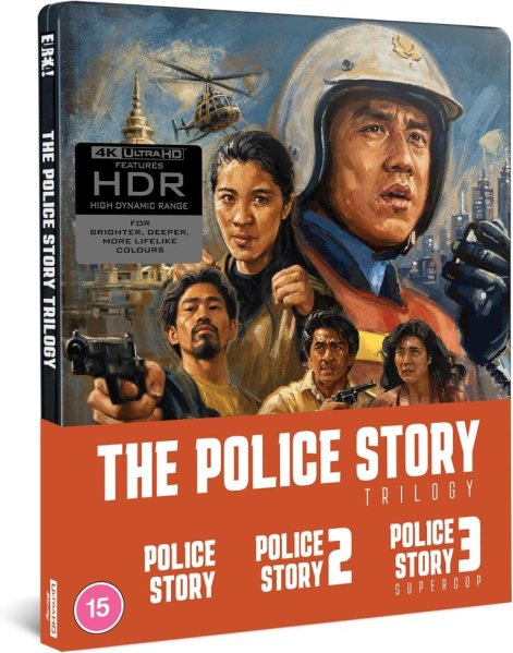 részlet Police Story Trilogy - 4K Ultra HD Blu-ray Steelbook (bez CZ)
