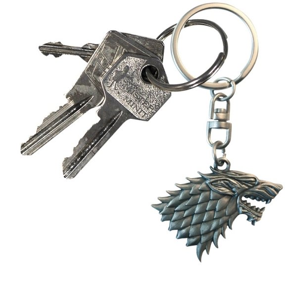 részlet Klíčenka Game of Thrones - Stark 3D (kov)