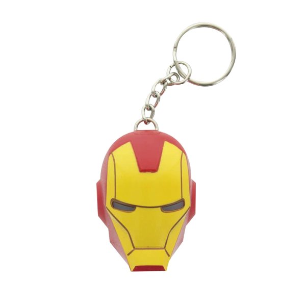 részlet Klíčenka Iron Man svítící