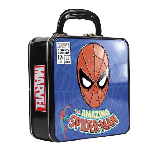részlet Plechový kufřík Spider-Man