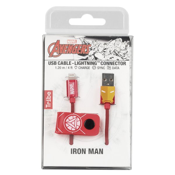 részlet Lightning kabel Iron Man 120 cm